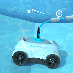 PAXCESS Cordless Robotic Pool Cleaner – Best Above Ground Pool Robot Vacuum for Versatility