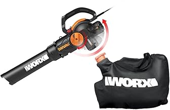 Worx WG512 Trivac 2.0 – Best 3-in-1 Leaf Vacuum for Artificial Turf