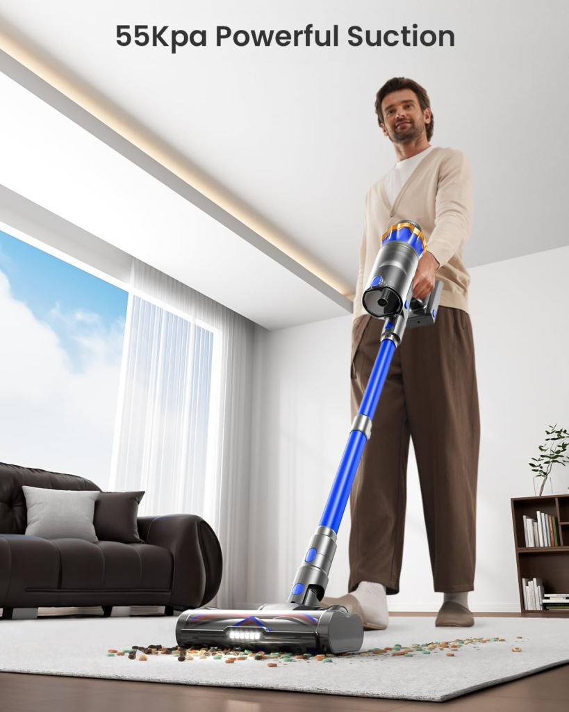 Jellypig Cordless Vacuum Cleaner Upgraded 650W 55KPa Review