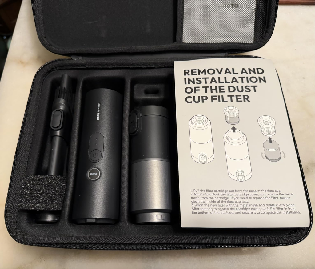 hoto handheld car vacuum cleaner cordless review