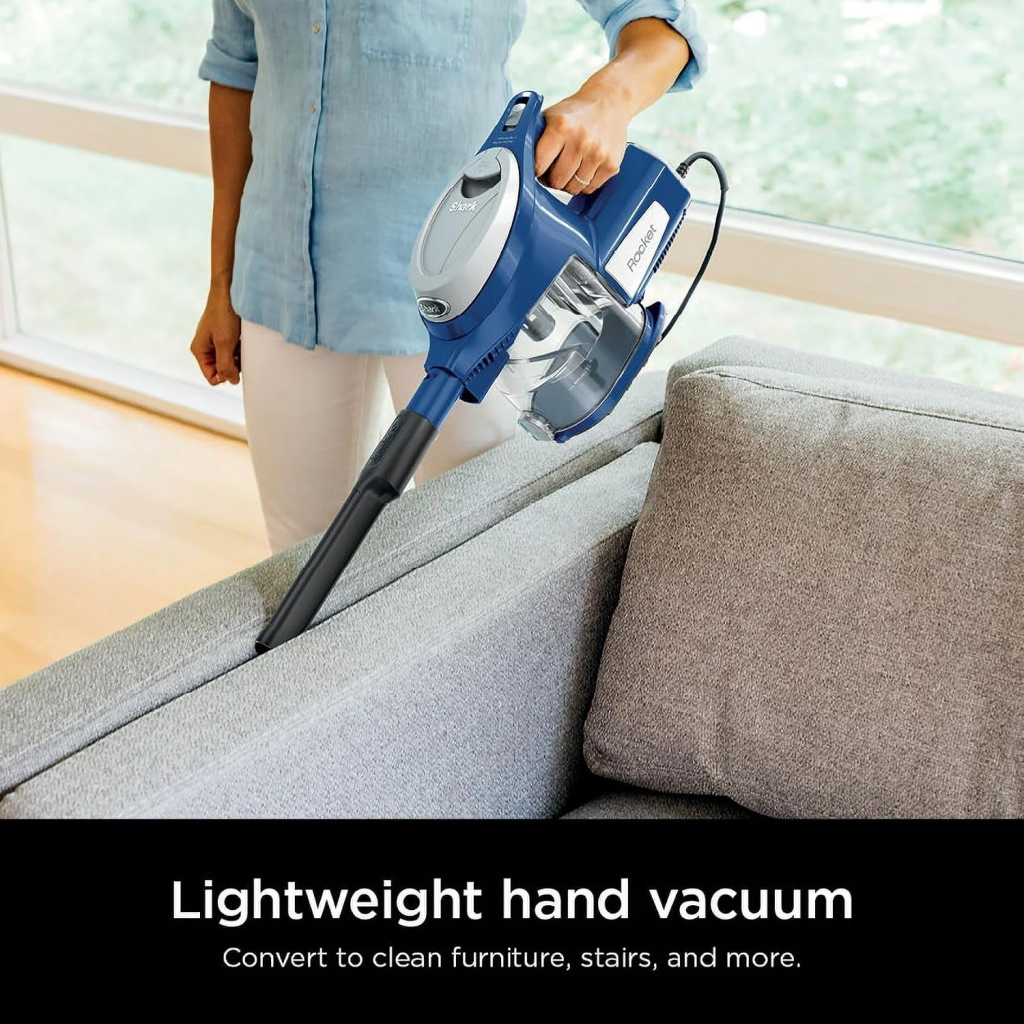 Shark Rocket Corded Stick Vacuum Blue HV200