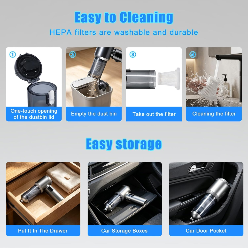 devanti handheld vacuum cleaner cordless 120w Review 2026